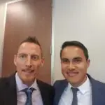 Dr. O with documentary fil maker, Jonathan Otto