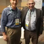 Dr. O speaking with world renowned author and medical researcher Yehuda Shoenfeld, MD
