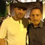 Dr O with MMA champion and actor, Randy Couture