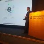 Dr. Osborne speaking at Torrence Memorial Medical Center